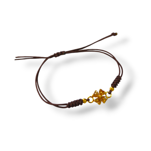 Pulsera hilo oro amarillo