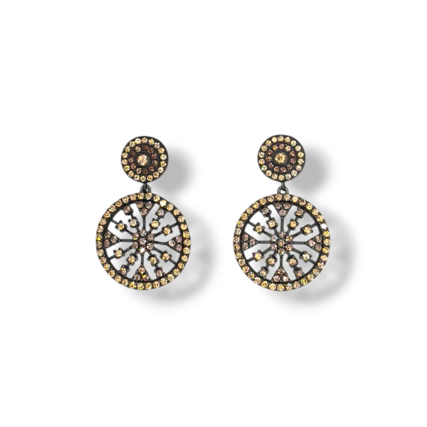 Pendientes plata y piedras naturales