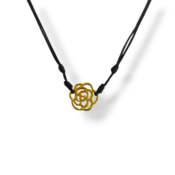 Collar hilo y plata