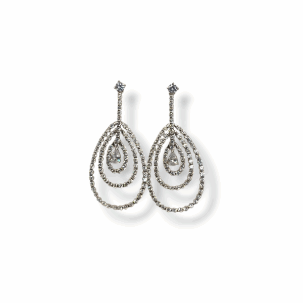 Pendientes plata y circonitas