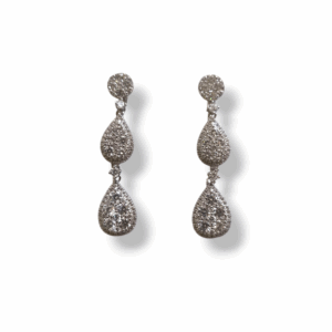 Pendientes plata y circonitas
