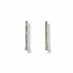 Pendientes plata y circonitas