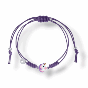 Pulsera macramé y plata