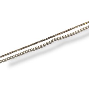 Pulsera acero y perlas