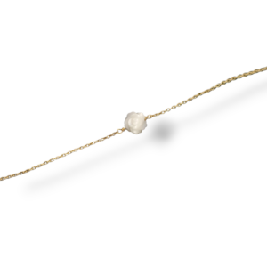 Pulsera plata y madreperla