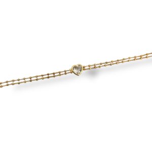 Pulsera plata y circonitas