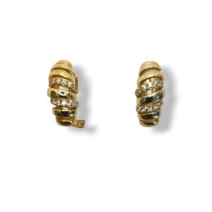 Pendientes plata y circonitas