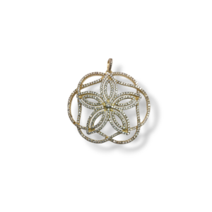 Colgante plata y circonitas